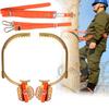 wzfdm Tree Climbing Spikes, Adjustable Non-Slip Pole Climbing Gear with Safety Harness, Picking Fruit,Climbing Tree Spikes for High Altitude Logging,Type250 view 1