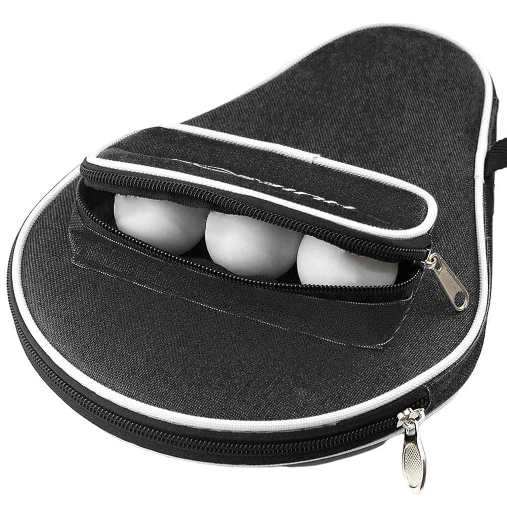 Roexboz Table Tennis bat Bag with - Balls Bag, per Table Tennis Paddle Bag, Inner Lining