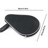 Roexboz Table Tennis bat Bag with - Balls Bag, per Table Tennis Paddle Bag, Inner Lining view 4
