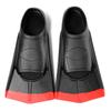 Fanwill Kids Swim Fins,Short Fins Swimming Flippers for Lap Swimming and Training for Child,Girls,Boys (Black&Red, XS) view 1