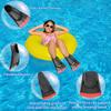 Fanwill Kids Swim Fins,Short Fins Swimming Flippers for Lap Swimming and Training for Child,Girls,Boys (Black&Red, XS) view 3
