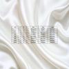 NaRHbrg Faux Leather Bodycon Slim Mini Pencil Skirt for Women Zip High-Waist Skirts Ladies Solid Button Short Skirts view 3