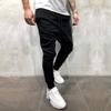 JOFOW Harem Pants for Men Chino Pant Elastic Drawstring Waist Outdoor Hiking Sweatpants Loose Fit Straight with Pockets (Black, M) view 2