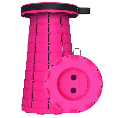 Hvsport Stools Portable Telescopic Stool, Outdoor Folding Telescopic Stool, Suitable for Camping Garden Fishing Hiking Travel Barbecue, Maximum Load-Bearing 300 Catties (Color : H)
