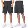 Fruit of The Loom Men's Eversoft Cotton Shorts with Pockets (S-4XL), 2 Pack-Black Heather, XX-Large view 1
