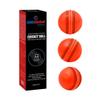 ONEGlobal Soft Indoor Outdoor Incrediball Practice Cricket Ball | Rubber Cricket Ball with Soft Core & Real Stitched Seam | for Practice, Coaching, Honing Skills & Family Fun | 7 Colours (3-Orange) view 1