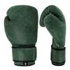 Antique Genuine Leather Hand Crafted - Vintage Pro Boxing Gloves for Training & Fight (16 Oz, Green) U2011-12-13 0 view 4