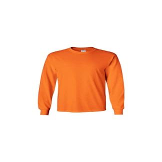 Gildan Long Sleeve T-Shirt Ultra Cotton (G24000)(Safety Orange)