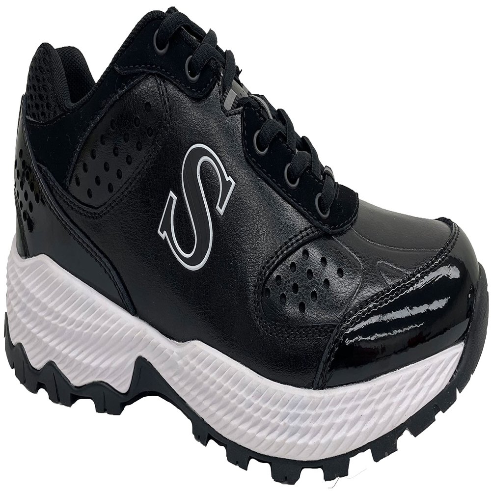 Smitty Umpire Field Shoes (9) Black/White