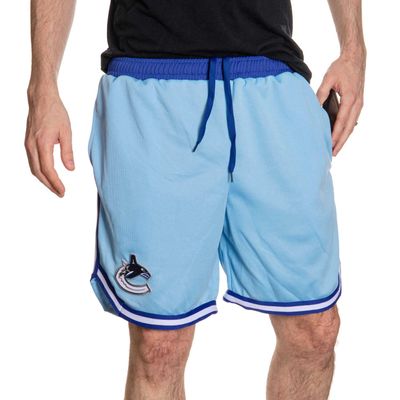 Officially Licensed NHL Men's 2 Tone Air Mesh Shorts Lined with Pockets (XX-Large, Vancouver Canucks)