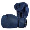 Antique Genuine Leather Hand Crafted - Vintage Pro Boxing Gloves for Training & Fight (12 Oz, Blue) view 2