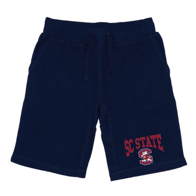 South Carolina State University Bulldogs Premium College Fleece Drawstring Shorts - Navy, X-Large