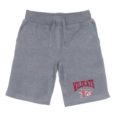 California State University, Chico Wildcats Premium College Fleece Drawstring Shorts - Heather Grey, X-Large