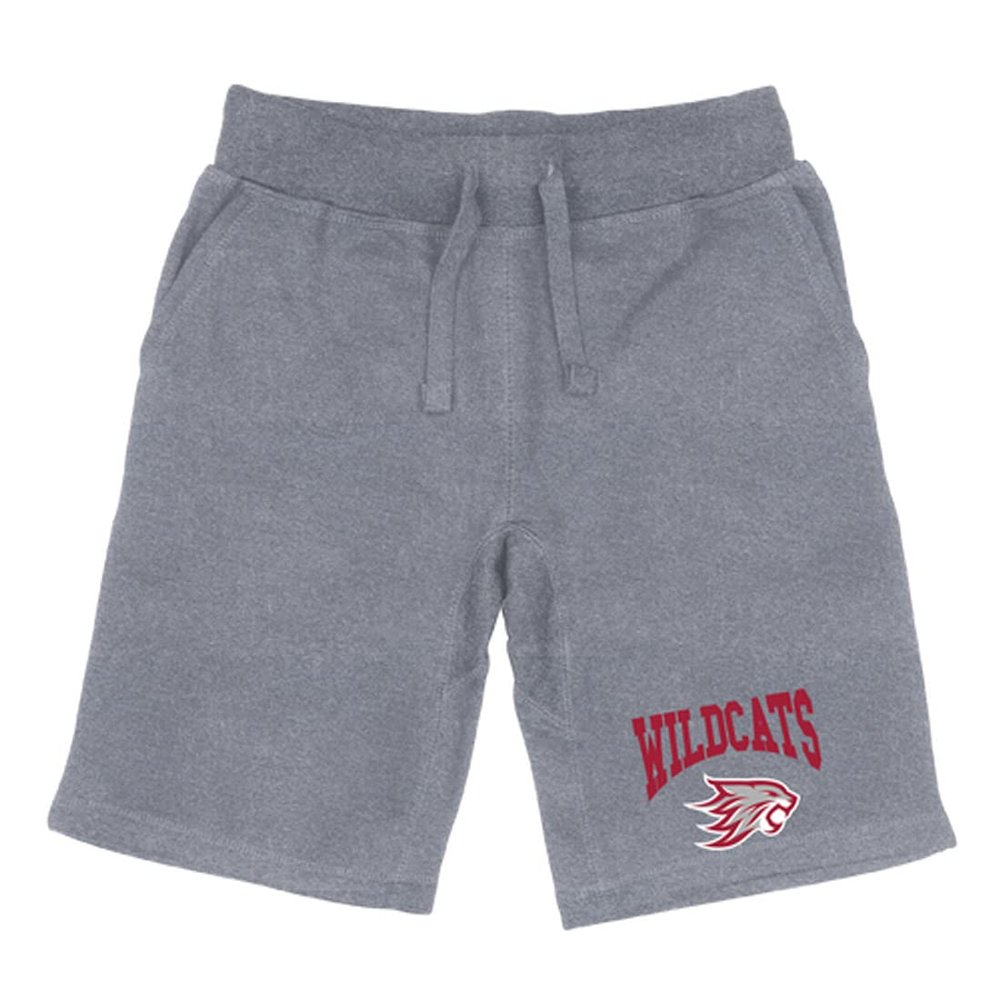 California State University, Chico Wildcats Premium College Fleece Drawstring Shorts - Heather Grey, X-Large