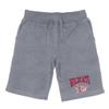 California State University, Chico Wildcats Premium College Fleece Drawstring Shorts - Heather Grey, X-Large view 1