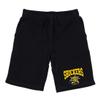 Wichita State University Shockers Premium College Fleece Drawstring Shorts - Black, Small view 1