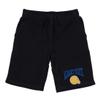 Albany State University Golden Rams Premium College Fleece Drawstring Shorts - Black, X-Large view 1