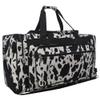 NGIL Canvas 23" inch Duffle Bag (Cow Splatter-Black) view 1