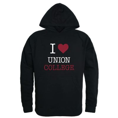 W Republic Union College Bulldogs I Love Hoodie - Black, XX-Large