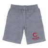 Colgate University Colgate Raiders Premium College Fleece Drawstring Shorts - Heather Grey, Large view 1