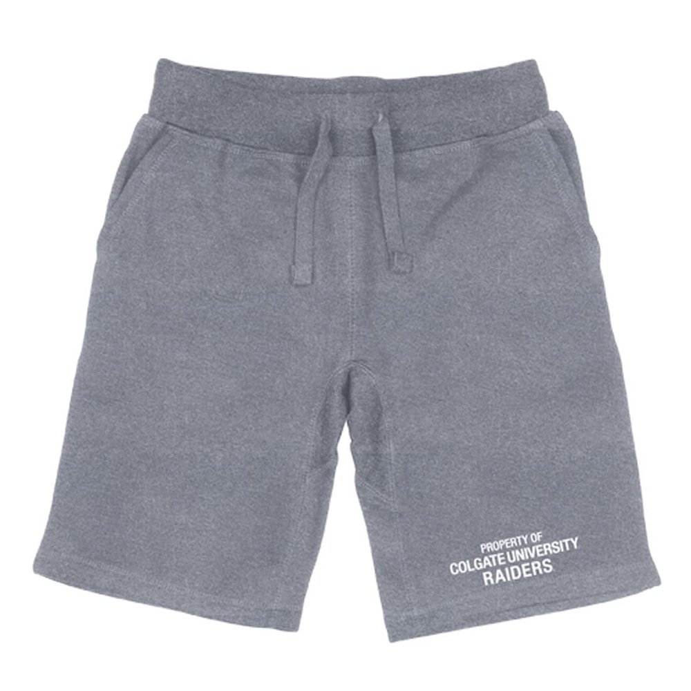 Colgate University Colgate Raiders Property College Fleece Drawstring Shorts - Heather Grey, XX-Large