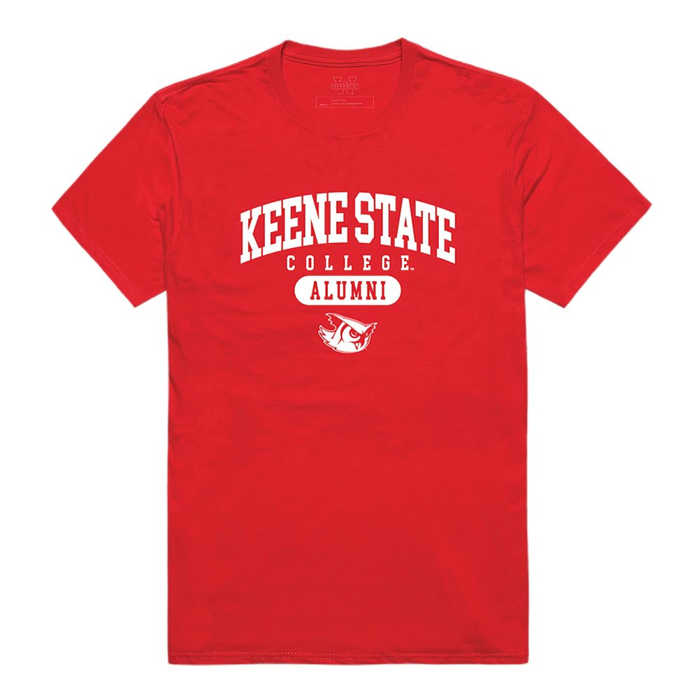 Keene St College Owls Alumni Tee, Red, Large