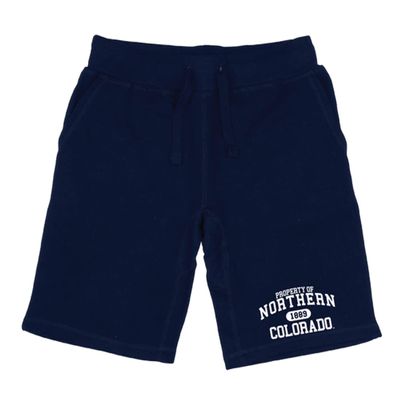 W REPUBLIC University of Northern Colorado Bears Property College Fleece Drawstring Shorts - Navy, Small