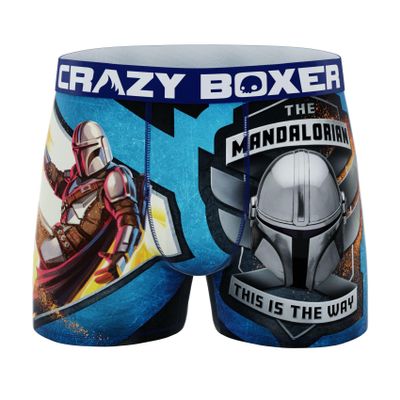 CRAZYBOXER Men's Underwear The Mandalorian Soft Lightweight Boxer Brief Comfortable