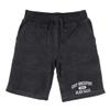 The College at Brockport, State University of New York Eagles Property College Fleece Drawstring Shorts - Heather Charcoal, Medium view 1