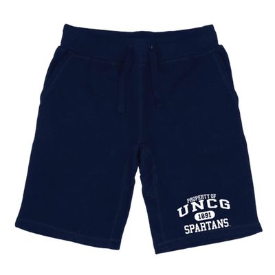 UNC University of North Carolina at Greensboro Property College Fleece Drawstring Shorts - Navy, X-Large