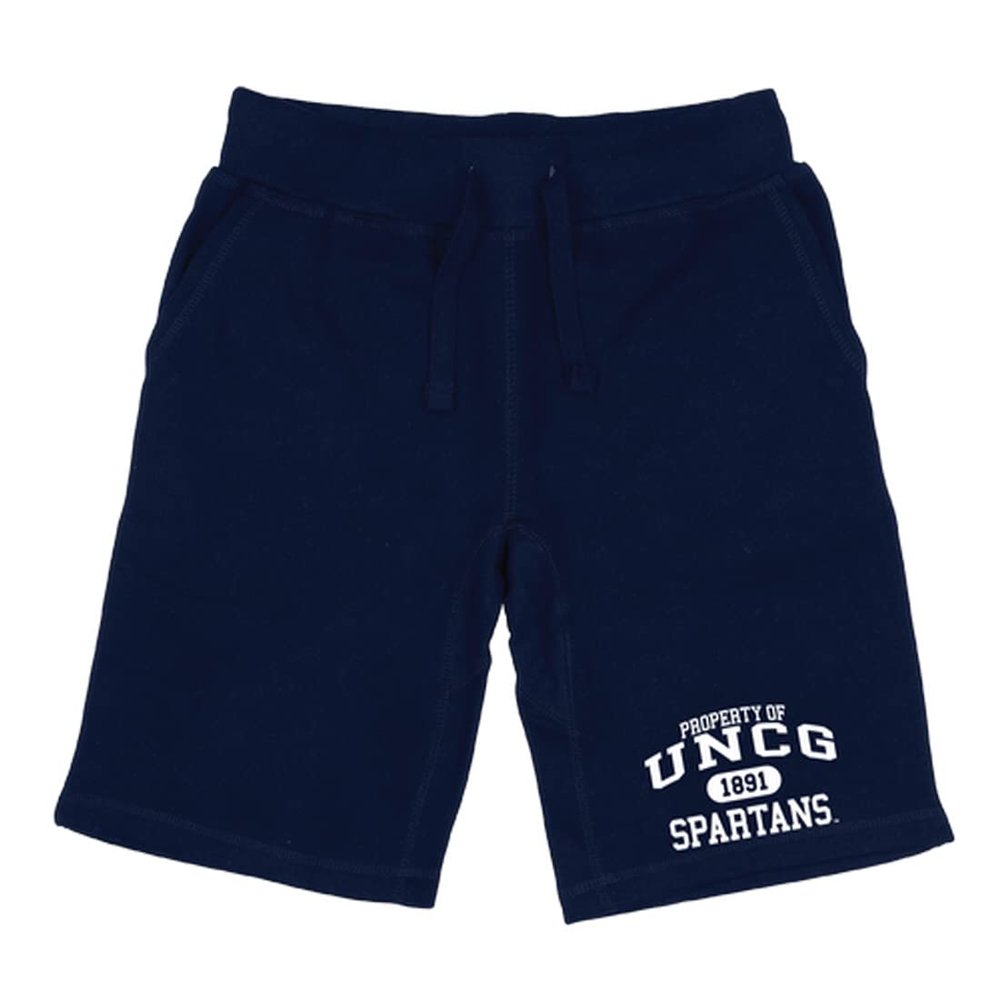 UNC University of North Carolina at Greensboro Property College Fleece Drawstring Shorts - Navy, X-Large