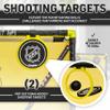 Franklin Sports Mini Hockey Goal Set - Indoor Knee Goal + (2) Shinny Hockey Sticks - (2) Mini Foam Balls + Pop Out Shooting Targets - All Star view 4