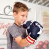 Franklin Sports Kids Boxing Gloves Set - Future Champs Youth Training Boxing Gloves for Kids Ages 5-8 - 6 Ounce - Boys + Girls - Red + Blue Pair view 4
