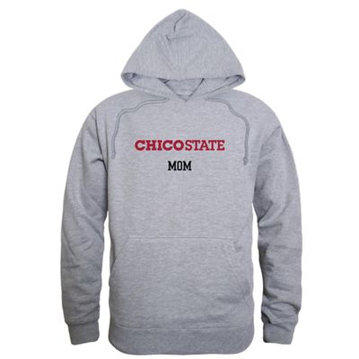 W Republic California State University, Chico Wildcats Mom Fleece Hoodie Sweatshirts - Heather Grey, XX-Large