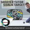 Franklin Sports NHL Kids Mini Hockey Goal + Shooting Target Set - Knee Hockey Pop Up Goal + Shooter Tutor with (2) Mini Sticks + (2) Foam Balls view 4