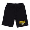 Michigan Technological University Huskies Premium College Fleece Drawstring Shorts - Black, X-Large view 1