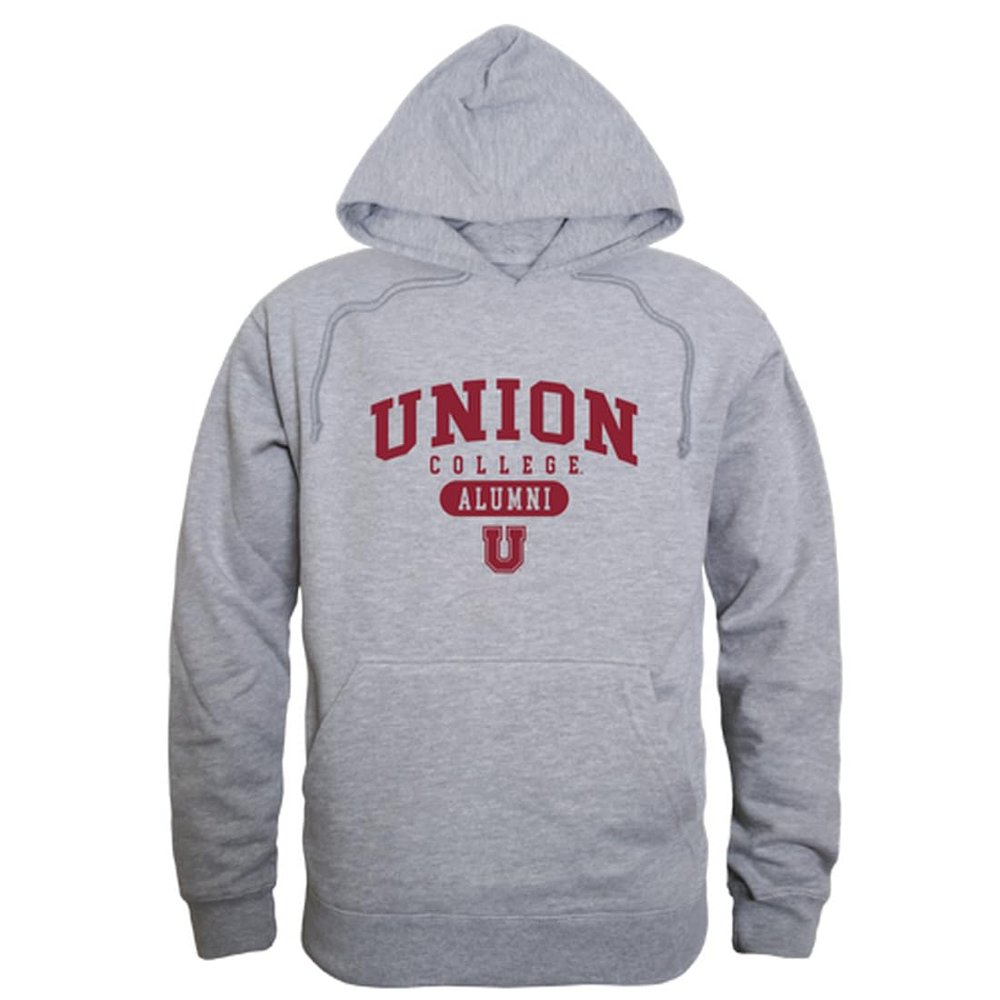 Union College Alumni Pullover Sweatshirt Hoodie - Heather Grey, XX-Large