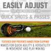 Franklin Sports Boys + Mens Lacrosse Sticks - Youth Attack + Midfield Lax Stick - Lightweight Kids + Adults Aluminum Lacrosse Stick - Ambush - 26" view 3