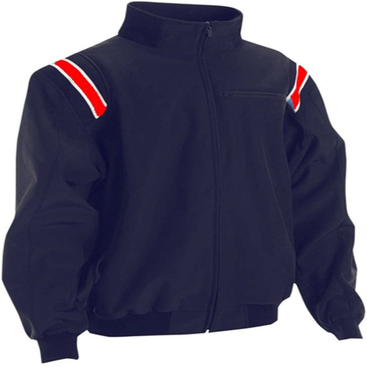 Adams Manufacturing Smitty Pro Style Cold Weather Umpire Jacket (XX-Large, Navy/Red)
