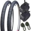 2 Pack - Bike Tire, 700c x 38 City Slick II Tire, Tube & Rim Strip Bundle - (Set of 2 Tires, Tubes and Rim Strips) view 1