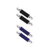 UTTPLL Glove Clips Stainless Steel Gloves Clips Kids Baby Toddlers Winter Boys Girls Elastic Mitten Clips 2 Pairs Black&Navy One Size view 1