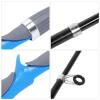 Baitcasting Fishing Rod, Easy to Clean Mini Fishing Pole Labor Saving Retractable and Portable for Freshwater Fish for Fishmen for Outdoor(Blue Handle 1 2 Meters) view 2