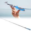 Baitcasting Fishing Rod, Easy to Clean Mini Fishing Pole Labor Saving Retractable and Portable for Freshwater Fish for Fishmen for Outdoor(Blue Handle 1 2 Meters) view 4