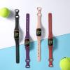 GEAK Slim Band Compatible with Fitbit Charge 5/6, Soft Silicone Sport Replacement Wristbands for Women & Men, Black/Plum/Red/Pink view 2