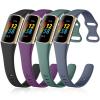 GEAK 4 Pack Slim Band Compatible with Fitbit Charge 5/6 Bands Women Men view 1