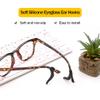PTSLKHN Soft Silicone 10 Pairs of Glasses Anti Slip Ear Hooks, Eyeglass Ear Grips for Glasses, Sunglasses, Reading Glasses (Black) view 3