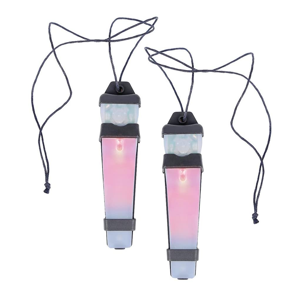 SkySmile 2 Pack Personal Identification Marker Light Tactical FMA Helmet Safety Flashing Signal Light for Outdoors Hunting Hiking Cycling Fishing Boating