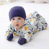 MAMIMAKA Baby Hat and Mittens Set Newborn Baby Hats Caps for Baby Boys Girls 0-6 Months 100% Cotton view 4