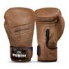 Rightpunch Premium Cowhide Leather Brown Boxing Gloves| Training Boxing Gloves Men & Women | Ideal for Sports & Muay Thai|14OZ view 1