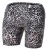 Huimingda Tight Shorts Men Workout Fashion Leopard Print Compression Shorts Sport Bottoms Black X-Large view 1